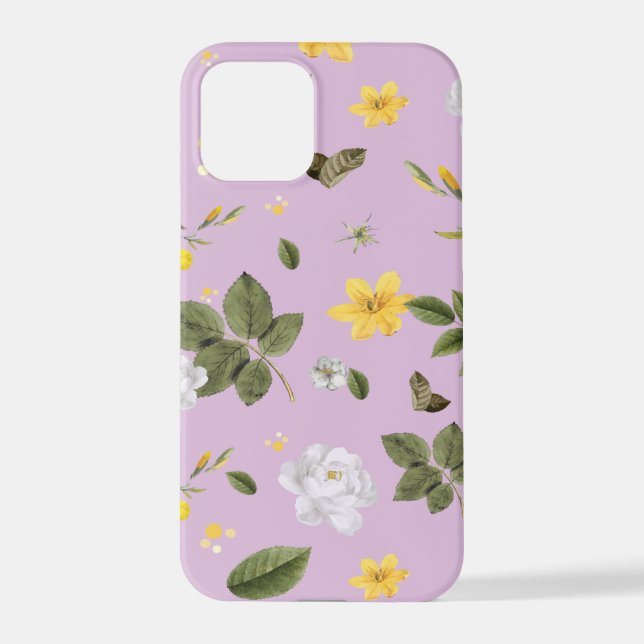 Yellow Flowers and White Roses 5 iPhone Case (Back)