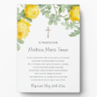 Yellow Flowers Baptism Prayer