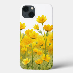 Yellow Flowers iPhone 13 Case