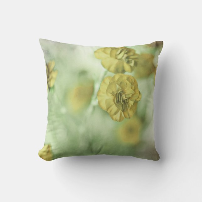 Yellow Flowers Cushion (Front)