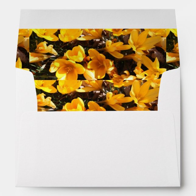 Yellow Flowers Envelope (Back (Bottom))
