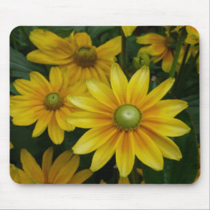 Yellow flowers mouse pad