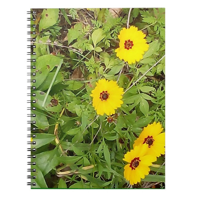 Yellow flowers notebook (Front)