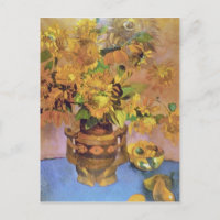 yellow Flowers of Tahiti, Paul Gauguin flowers