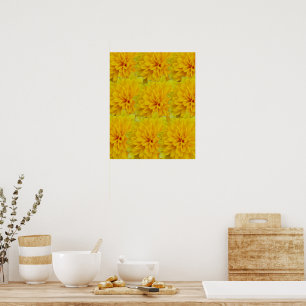 Yellow Flowers Poster