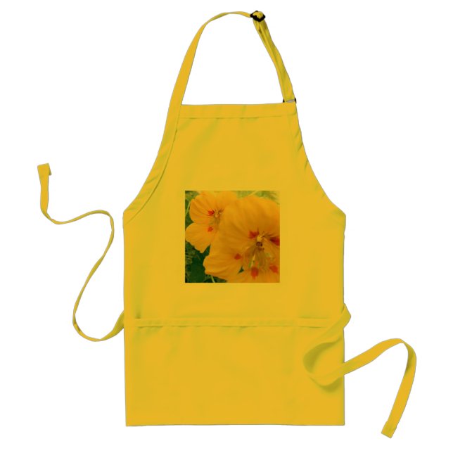 Yellow flowers standard apron (Front)