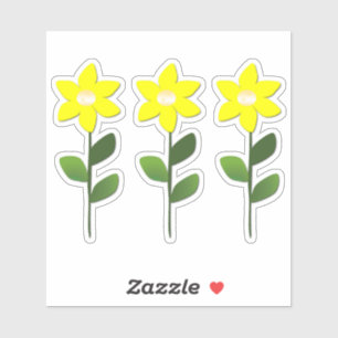 Yellow Flowers Sticker