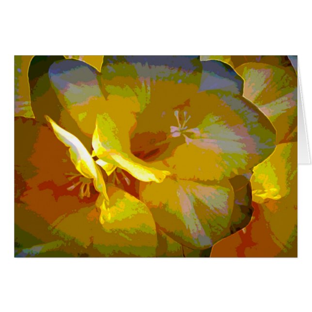 Yellow Freesia Digital Manipulation (Front Horizontal)