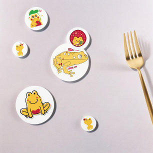 Yellow Frog Confetti