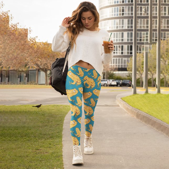 Yellow Frog Leggings (Creator Uploaded)
