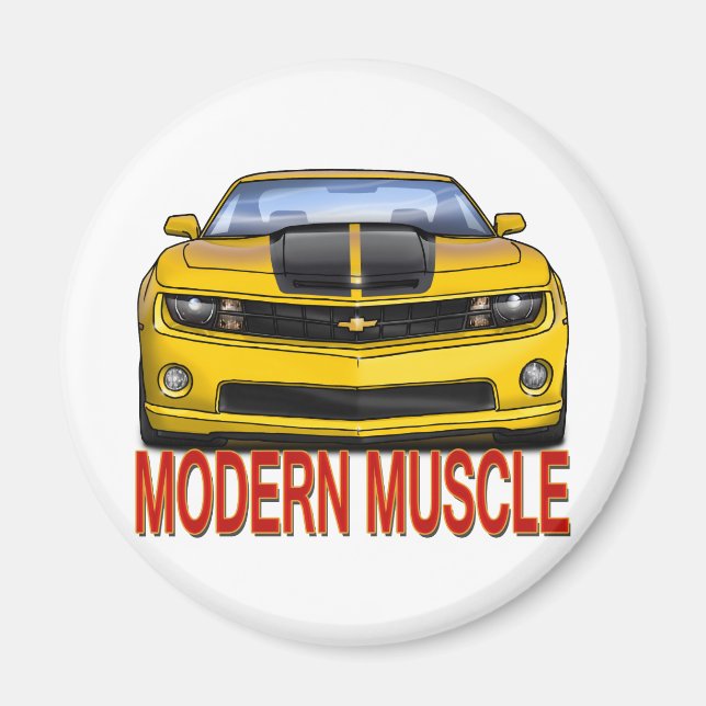 YELLOW_FRONT_CAMARO.png Magnet (Front)