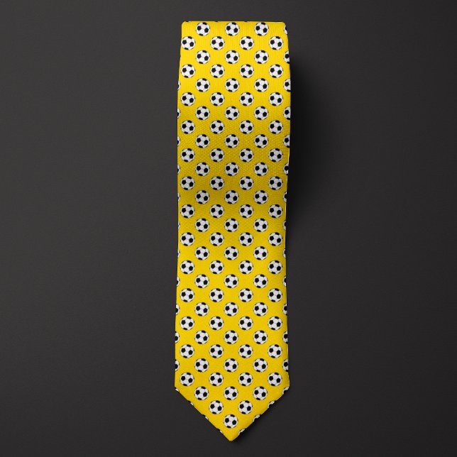 Yellow Futbol Soccer Ball Tie (Creator Uploaded)