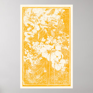Yellow Garden Poster