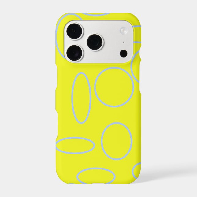 Yellow Geometric Circles (Back)
