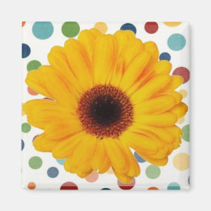 Yellow Gerber Daisy Magnet
