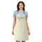 Yellow gingham check adult personalized cooking