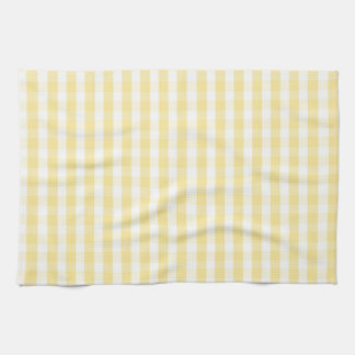 Yellow Gingham kitchen towel