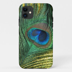 Yellow Gittery Still Life with Peacock iPhone 11 Case
