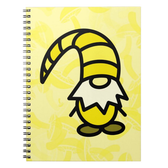 Yellow Gnome  Notebook (Front)