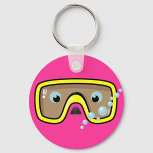 Yellow Goggles Key Ring