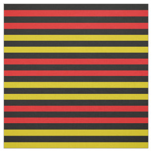 Yellow gold, Bright red, midnight black stipe Fabric