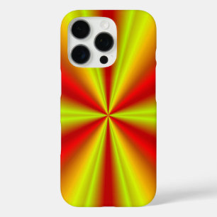 Yellow Gold Red Rainbow iPhone 16 Pro Case