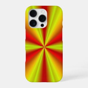 Yellow Gold Red Rainbow iPhone 16 Pro Case