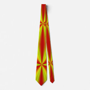 Yellow Gold Red Rainbow Tie