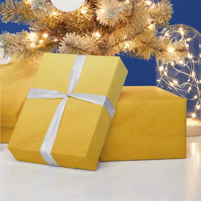 Yellow Gold Wrapping Paper (Holidays)