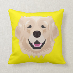 Yellow Golden Retriever Cushion