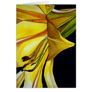 Yellow golden spledor lily flower