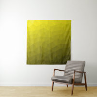 Yellow gradient geometric mesh pattern