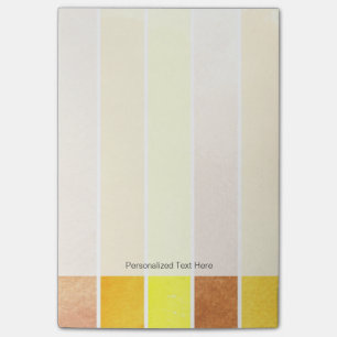 yellow great watercolor background - watercolor post-it notes