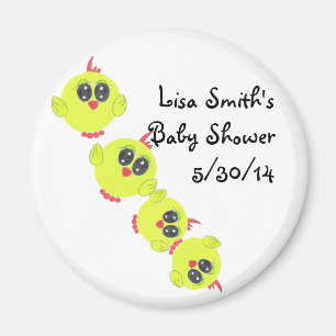 Yellow Green Baby Bird Magnet