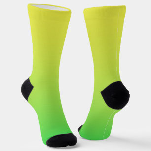 Yellow Green Colour Socks