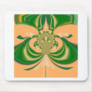 Yellow Green Design. Mouse Pad