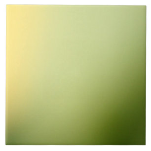 Yellow-Green Gradient Ceramic Tile