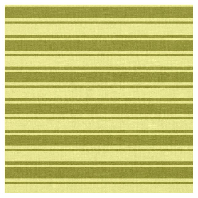 Yellow & Green Lines Fabric (Close Up)
