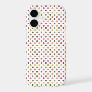 yellow, green, purple and pink polka dot