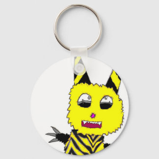 Yellow Gremlin Key Ring
