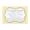 Yellow Grey Baby Shower Book Card Bring A Book