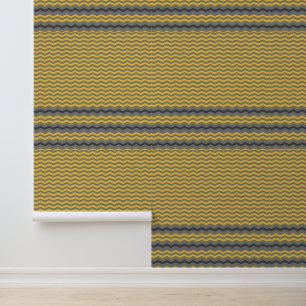 Yellow Grey Chevron  Wallpaper