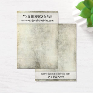 Yellow Grey Grunge Earring Holder Display Cards