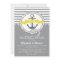 Yellow & Grey Nautical Rehearsal Dinner Invitation