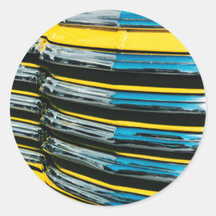Yellow Grill Classic Round Sticker
