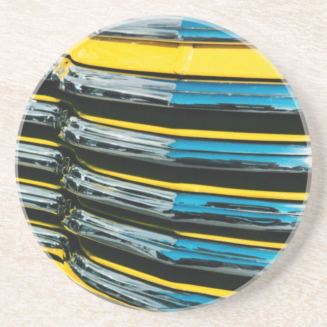 Yellow Grill Coaster (Front)