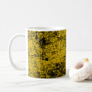 Yellow Grunge Coffee Mug