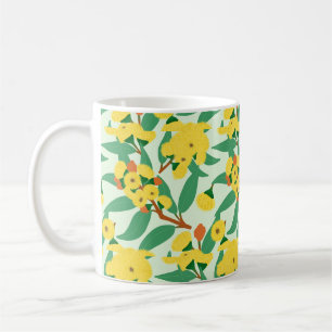 Yellow Gum Tree Flowers Coffee Mug