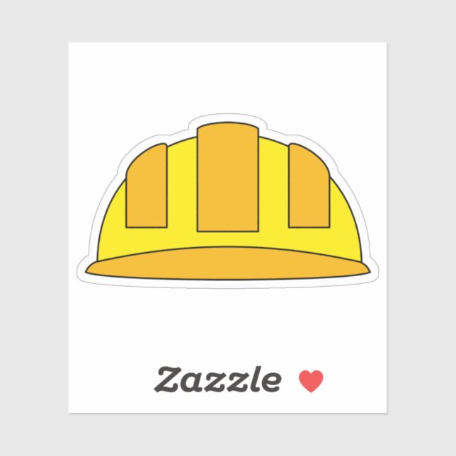 Yellow Hard Hat Cartoon (Sheet)