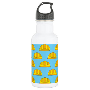 Yellow Hard Hat Cartoon 532 Ml Water Bottle